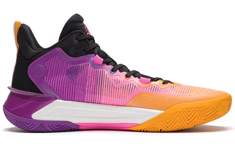 Li-Ning LiRen 3 'Orange Purple Black' ABAS091-3