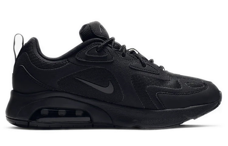 (WMNS) Nike Air Max 200 'Triple Black' AT6175-003