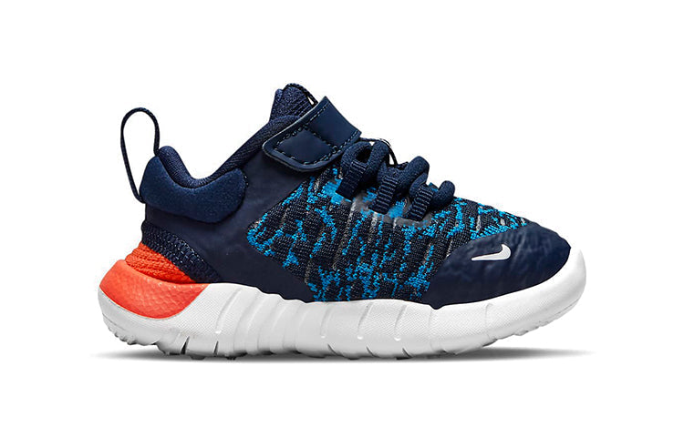 (TD) Nike Free RN 2021 'Midnight Navy Orange' CZ3997-410