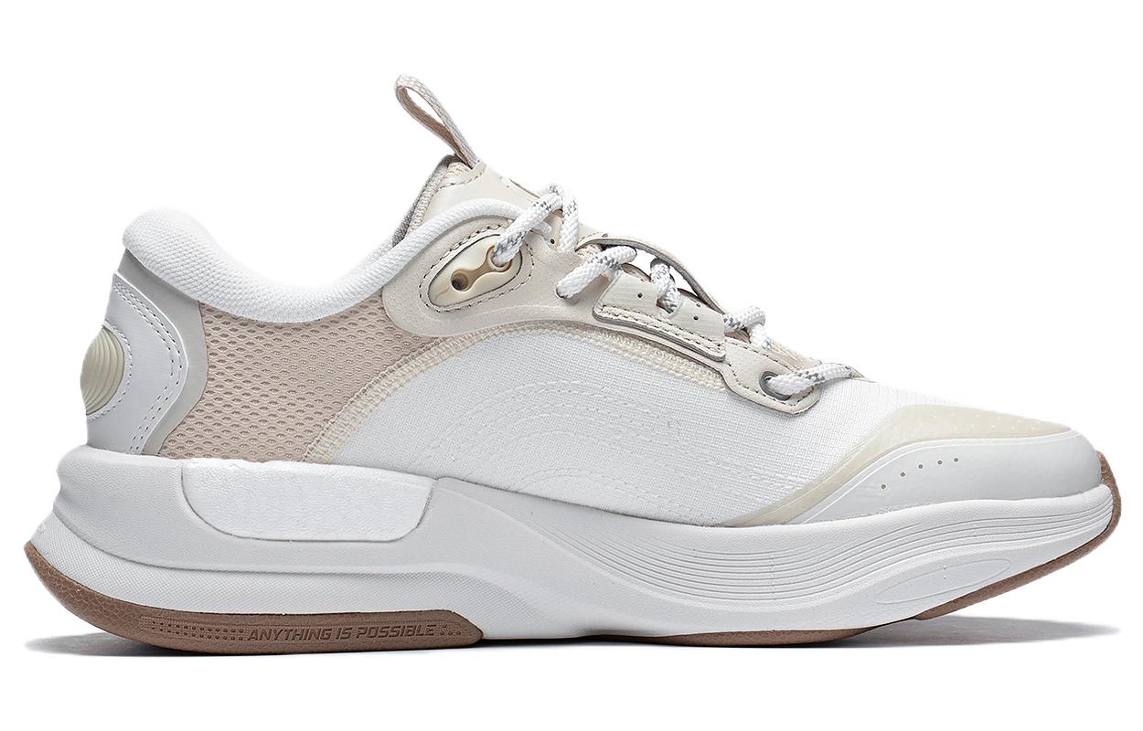 (WMNS) Li-Ning Yunji 'White Grey Brown' AGLS108-4