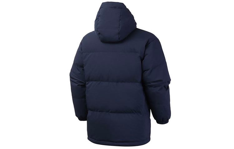 adidas Reversible hooded Sports Down Jacket Navy Blue EH4010