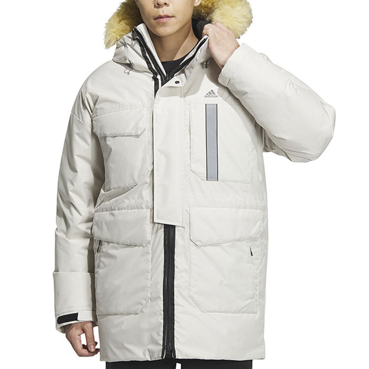 adidas Furry Down Parka 'White' IS0365