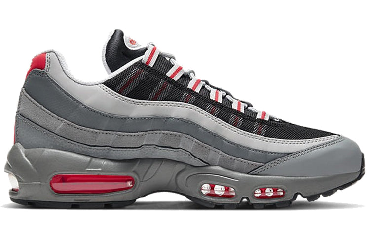 Nike Air Max 95 Essential 'Particle Grey Track Red' CI3705-600