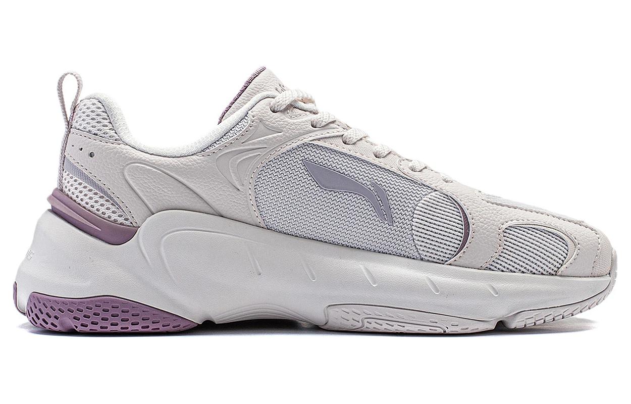 (WMNS) Li-Ning Coconut 'White Grey Purple' AGCT392-3
