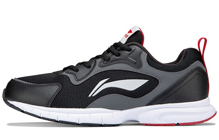 Li-Ning Running Shoes Low 'Black White Grey' ARBP091-3