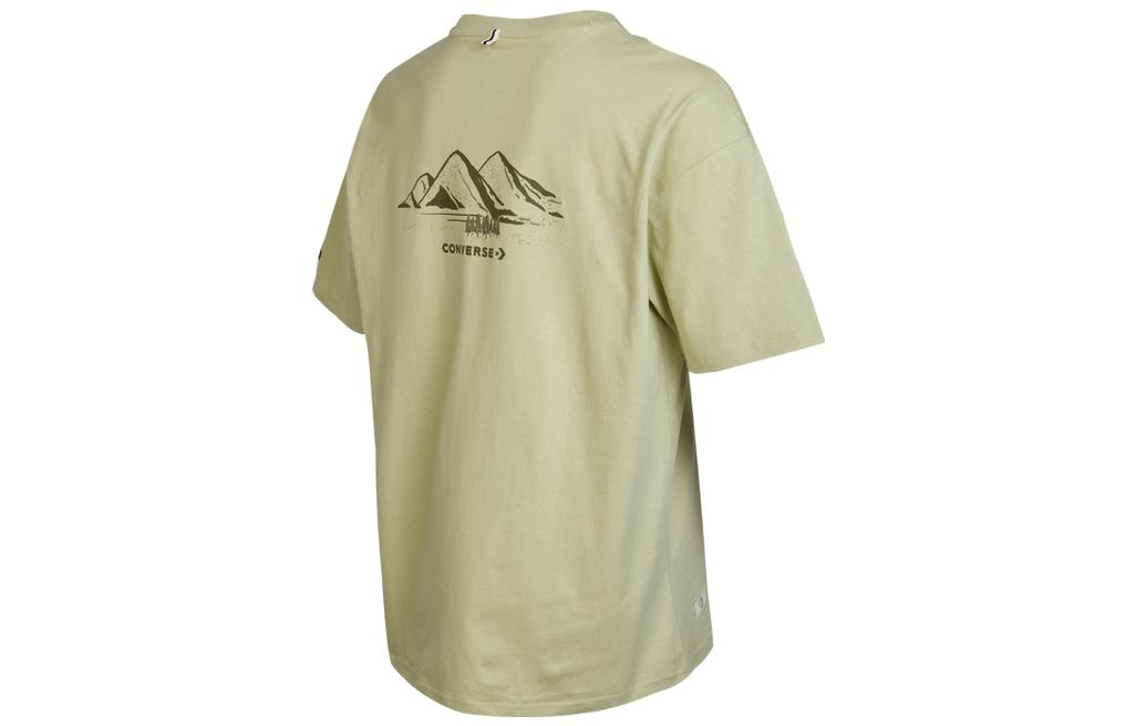 Converse Go Outdoor Oversized Pocket Tee 'Olive Aura' 10024357-A03