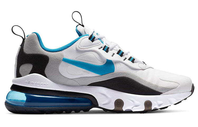 (GS) Nike Air Max 270 React 'White Laser Blue' BQ0103-106