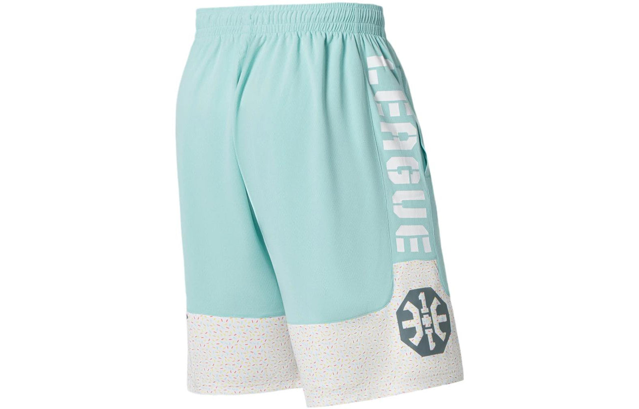 Li-Ning BadFive Logo Basketball Shorts 'Blue White' AAPS031-4