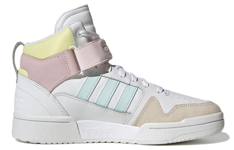 (WMNS) adidas Neo Postmove Mid Cloudfoam Basketball Shoes 'White Blue Pink' GY9582