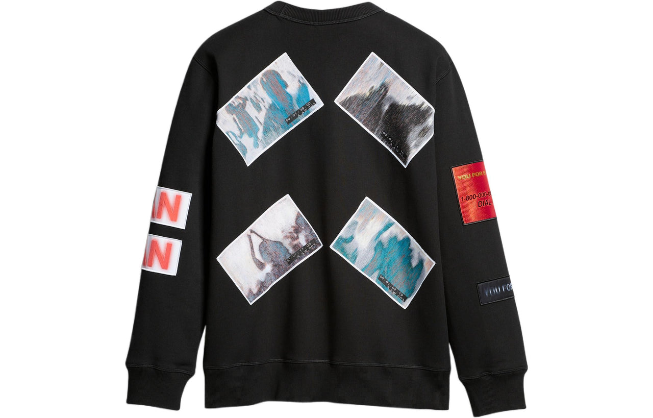 adidas originals x alexander wang Flex 2 Club Crew Sweatshirt 'Black' FQ5058