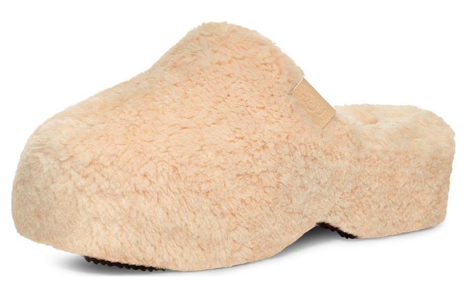 (WMNS) UGG Fuzz Sugar Clog 'Natural' 1130950-NAT