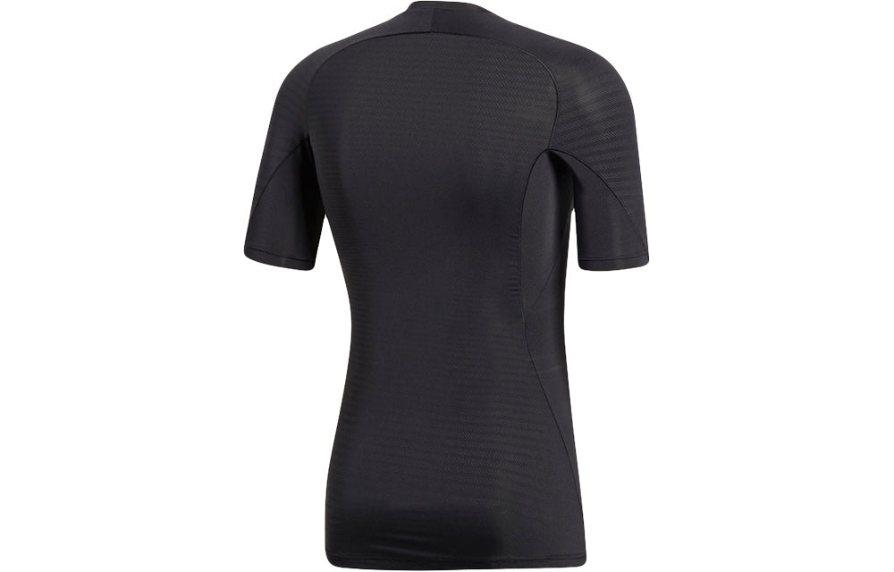 adidas Ask Tec Tee Ss Tight Gym Sports Short Sleeve Black CF7171