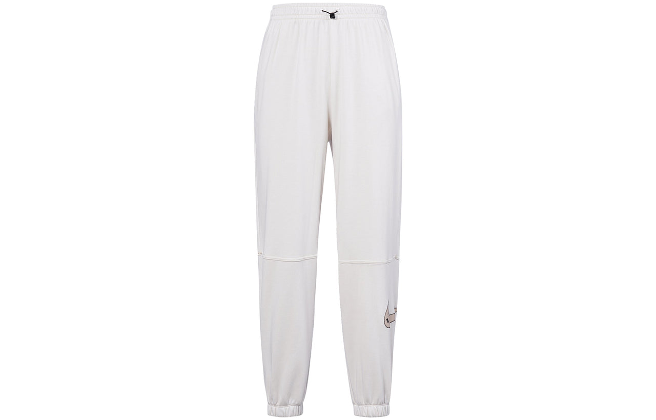 (WMNS) Nike Casual Sports Stay Warm Bundle Feet Long Pants/Trousers White DM6206-030