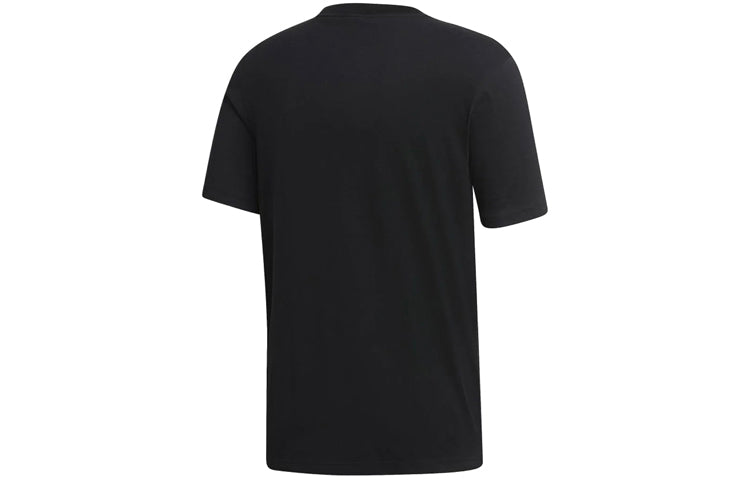 adidas originals Logo Printing Casual Sports Short Sleeve Black DH4774