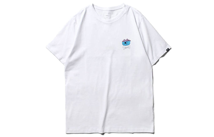 Men's Vans Asian Artist Crossover Series Pattern Printing Short Sleeve White VN0A4RASWHT