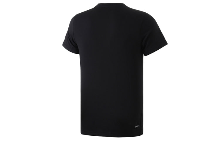 adidas Basketball Cartoon Printing Short Sleeve Black DU6857