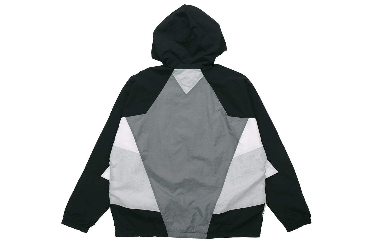 Nike Sportswear Heritage Windrunner Splicing hooded Woven Jacket Gray Black Grayblack CJ4359-084