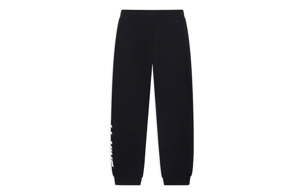 Li-Ning Logo Sports Sweatpants 'Black' AKLT059-2