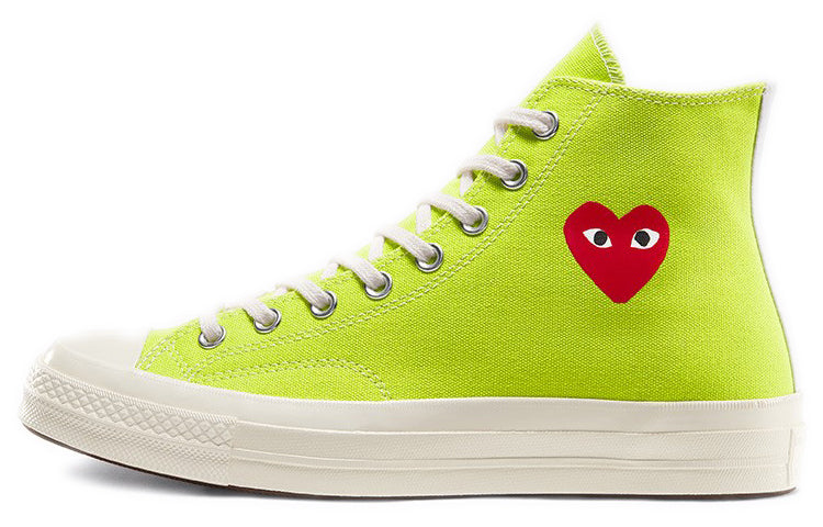 Converse x COMME des GARCONS PLAY Chuck 70 High 'Bright Green' 168299C