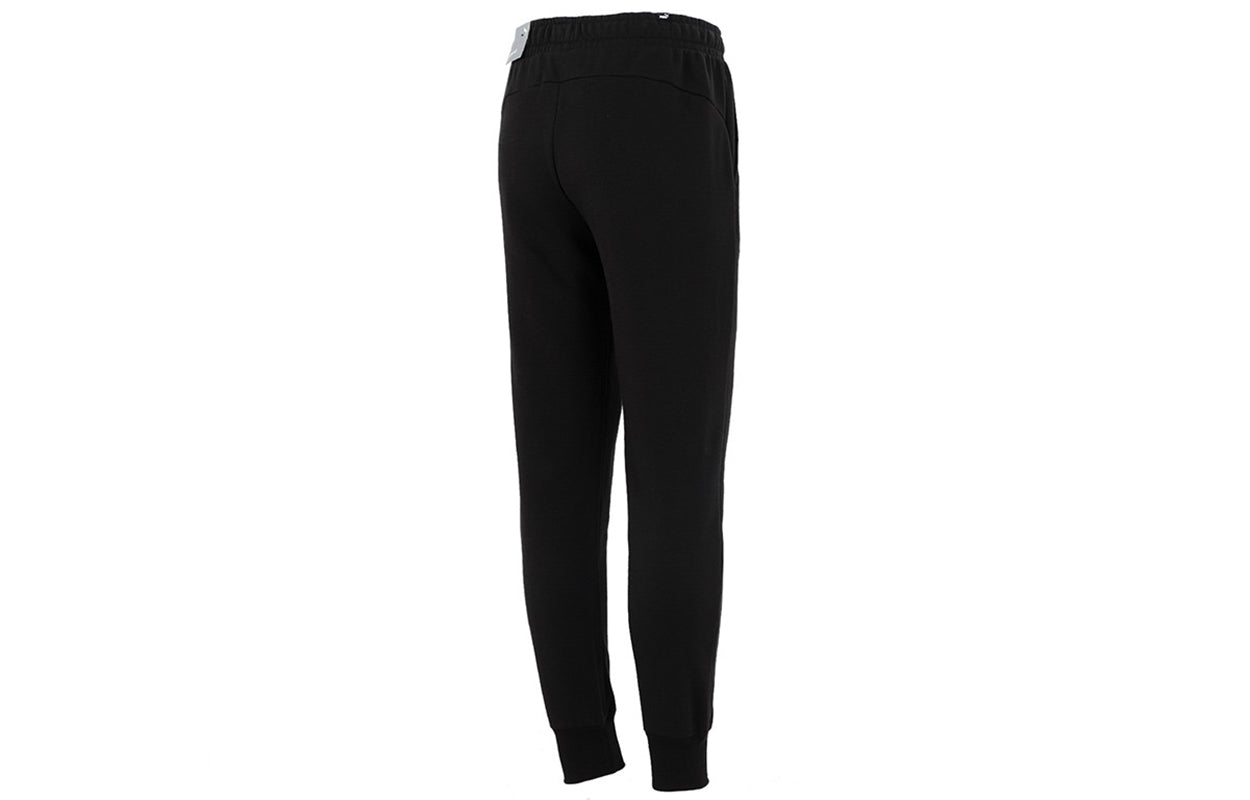 PUMA Sports Knit Breathable Casual Long Pants Black 588730-01
