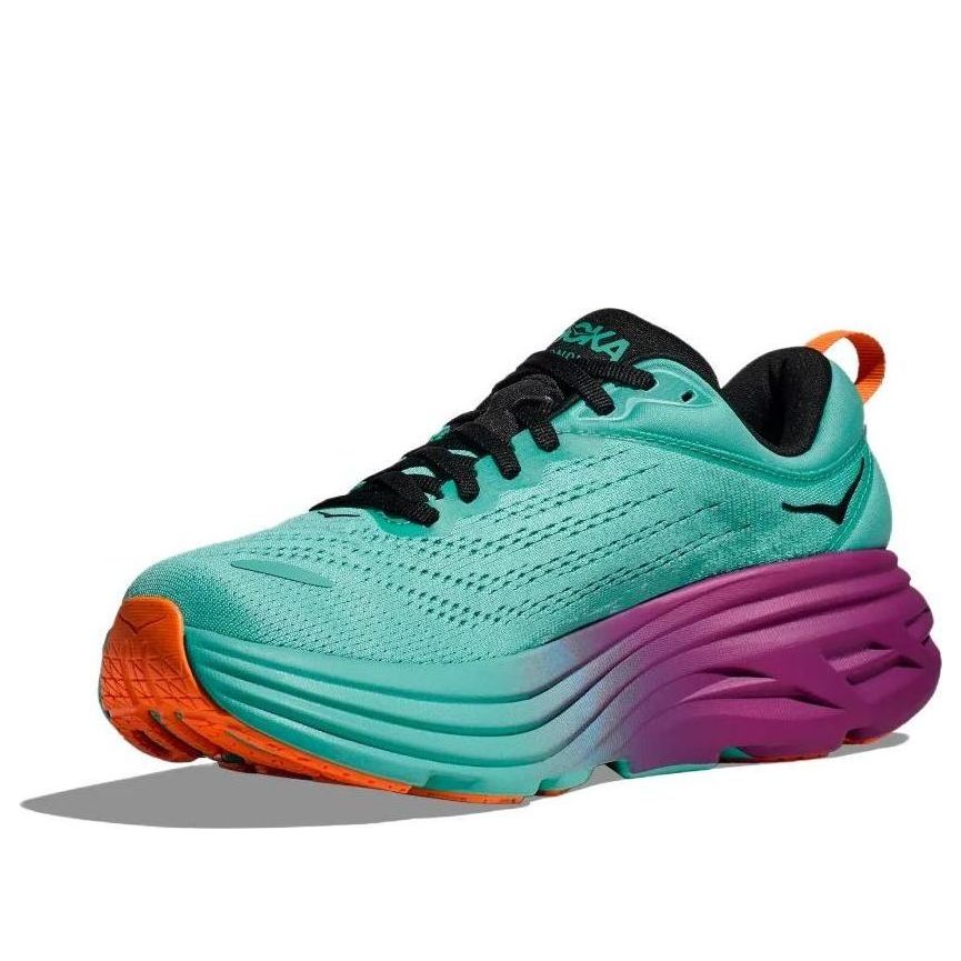(WMNS) HOKA ONE ONE Bondi 8 'Electric Aqua Black' 1127952-EQB