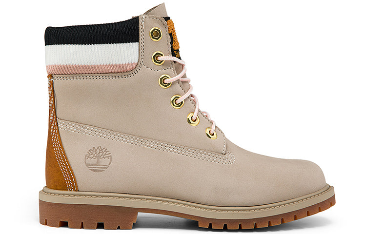 (WMNS) Timberland Premium 6 Inch Heritage Cupsole Boots 'Light Taupe Nubuck' A2GA4W