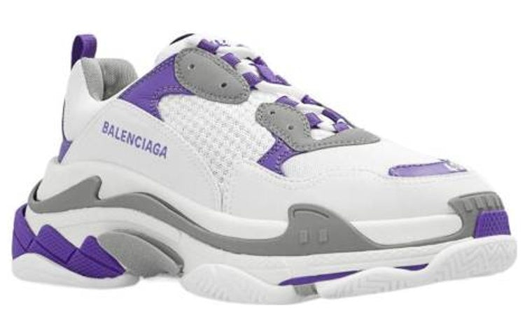 (WMNS) Balenciaga Triple S 'White Purple' 524039W2FW59551