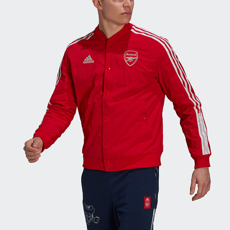 adidas Afc Cny Bomber Series Arsenal Soccer/Football Sports Jacket Red GU6959