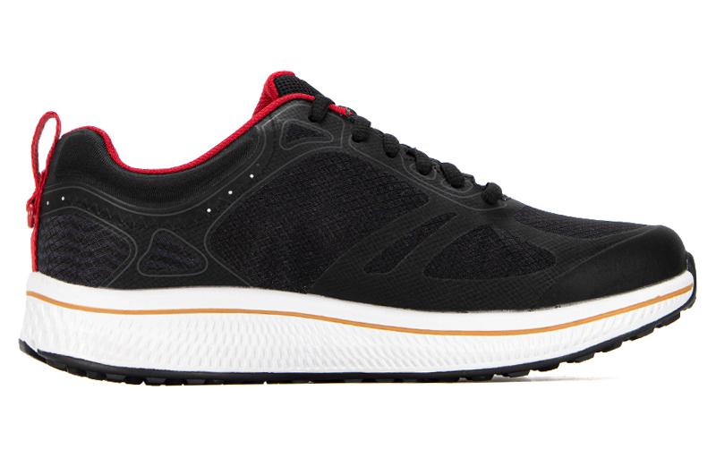 (WMNS) Skechers GO RUN 'Black red' 894206-BKGD