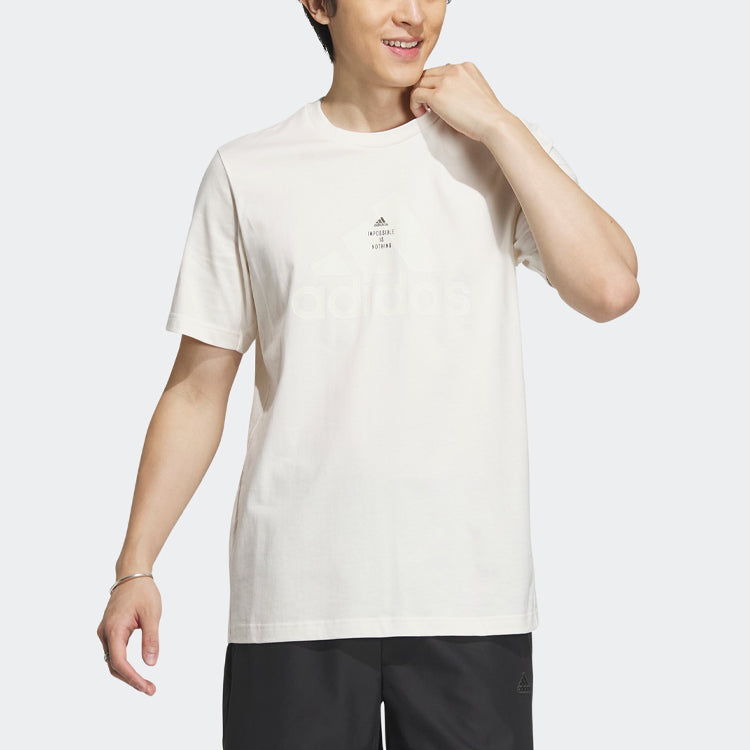 adidas Tech Logo T-Shirts 'White' IA8094