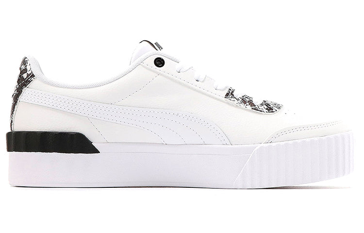(WMNS) PUMA Carina Lift Casual Shoes For White/Black 382504-01