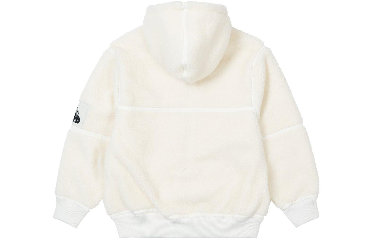 Palace FW22 Sherpa Hooded Jacket 'White' P23JK091