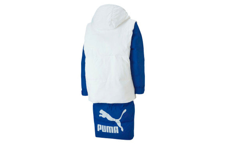 PUMA Layer Down Jacket 'Blue White' 598317-73