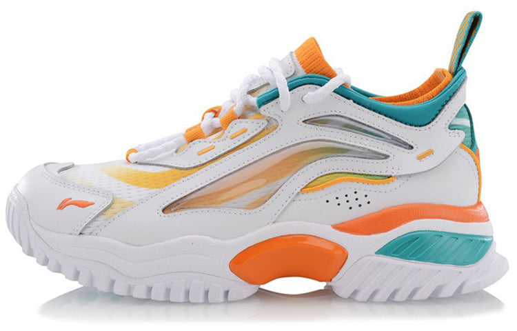 (WMNS) Li-Ning Aurora Windwalker x Gilr Bad Five 'White Orange' AGLP108-1