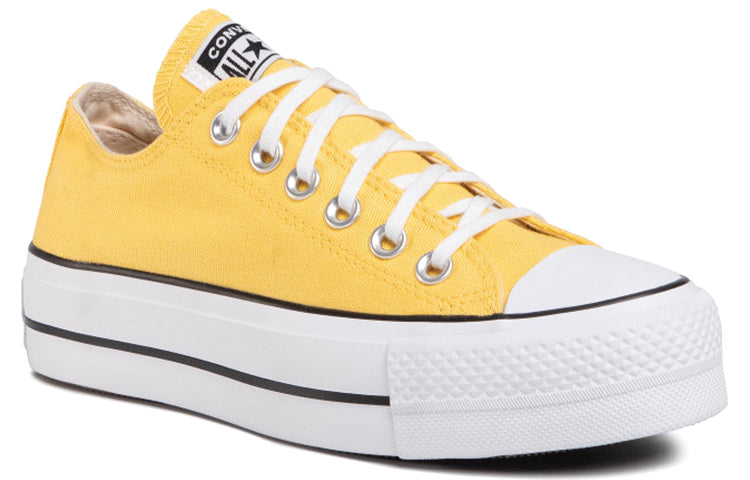 (WMNS) Converse Chuck Taylor All Star Lift OX 'Yellow White' 568627C