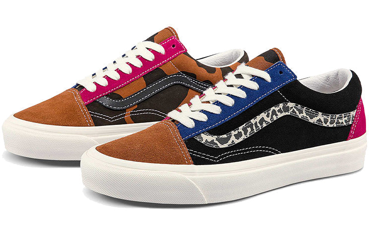Vans Unisex Anaheim Factory Old Skool 36 Dx Low-Top Sneakers Black/Brown VN0A54F396M
