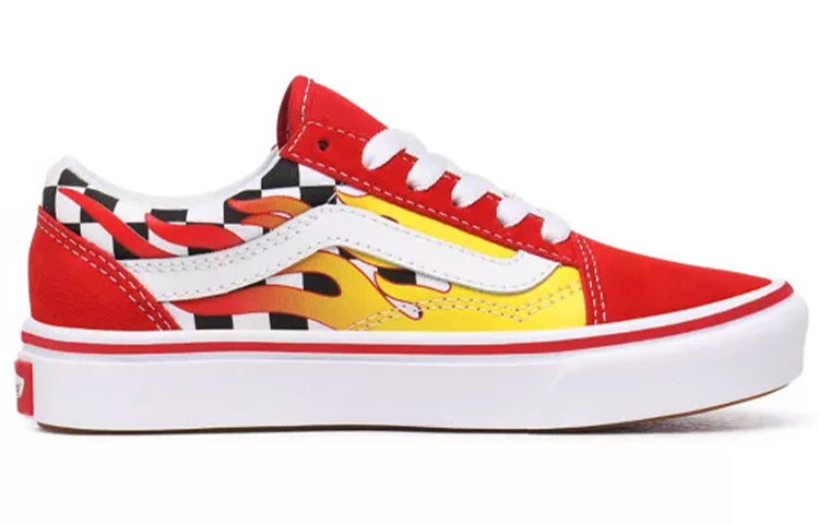 Vans Comfycush Old Skool Kids Checkerboard Red VN0A4UHAXWC