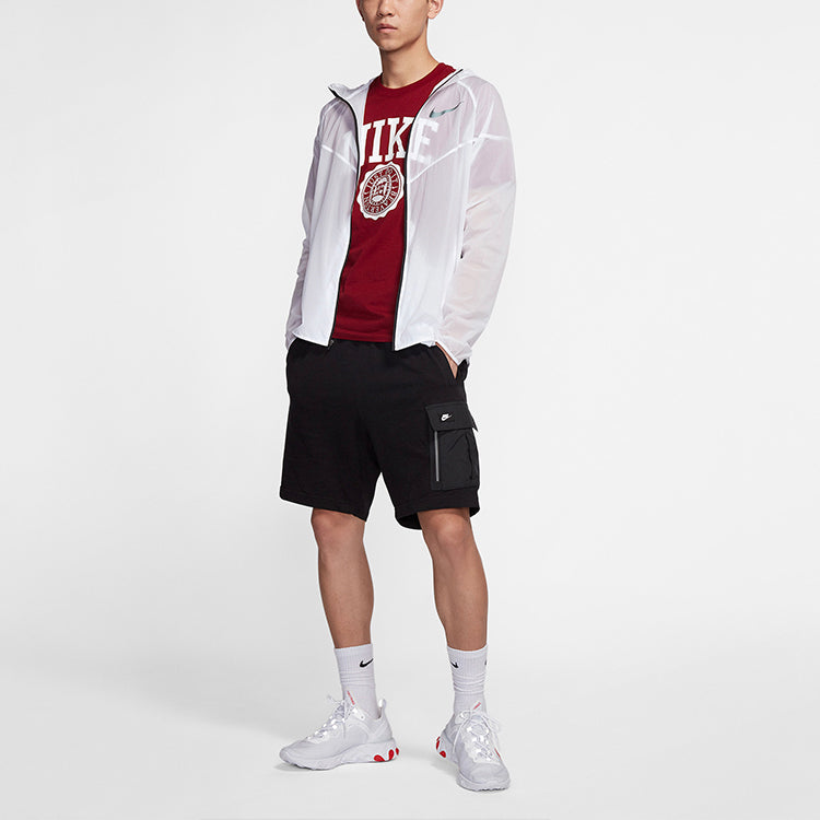 Nike Windrunner Casual Sports Thin and light Breathable Jacket White CQ2921-100
