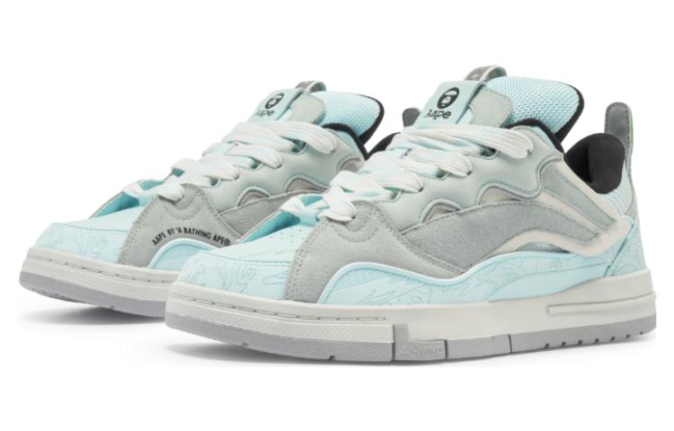 Li-Ning Superwave Golden x AAPE 10th Anniversary 'Blue Grey' AECS087-6