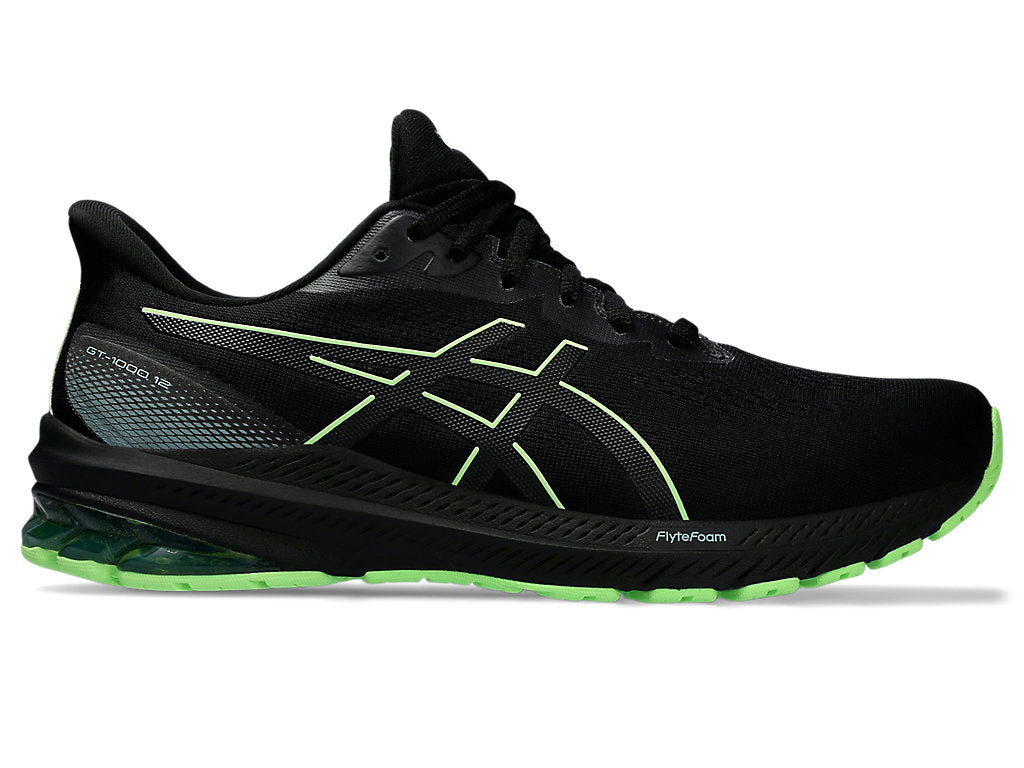 ASICS GT-1000 12 GORE-TEX 'Black Illuminate Green' 1011B684-002