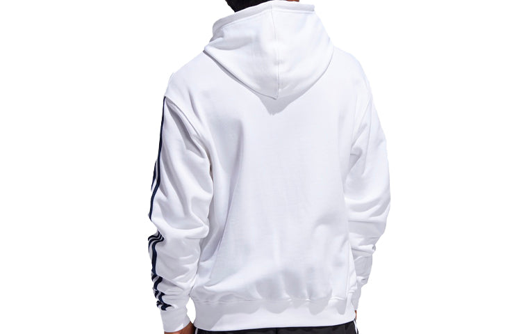adidas originals Large logo Printing Sports Pullover White FM1502
