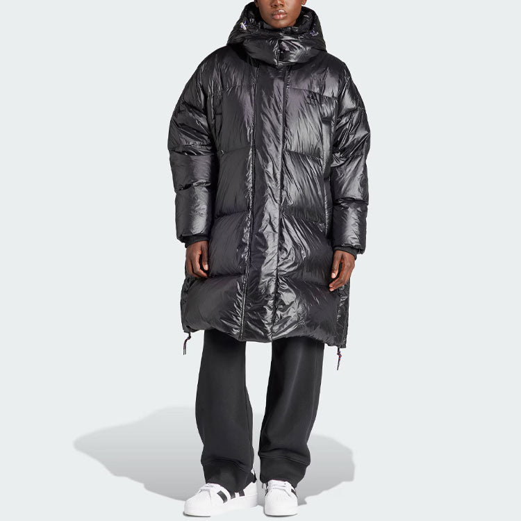 (WMNS) adidas Puffed Long Jacket 'Black' IR7119