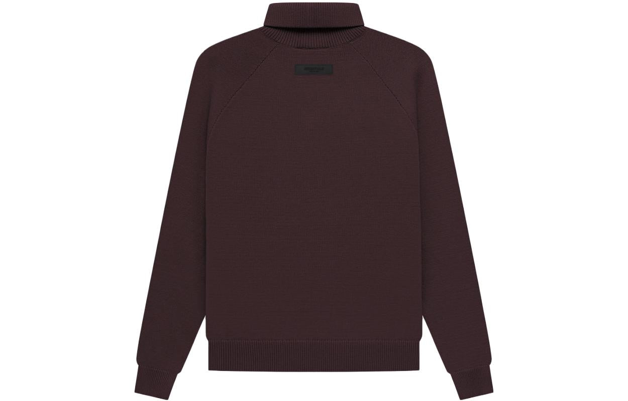 Fear of God Essentials SS23 Knit Turtleneck Sweater 'Plum' FOG-SS23-017