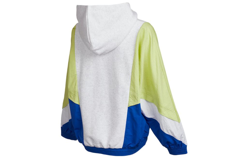 (WMNS) Nike Icon Clash Pullover Hoodie 'White Green Blue' DB3847-051