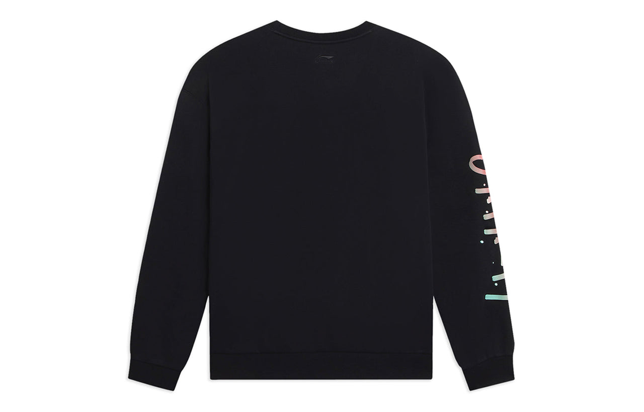 Li-Ning Small Graphic Sweatshirt 'Black' AWDSF77-3