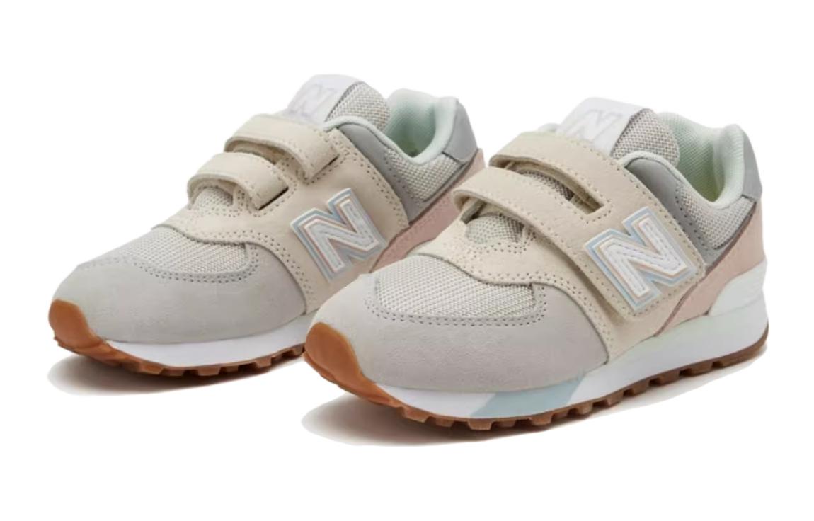 (PS) New Balance 574 Shoes 'Beige Grey Pink White' PV574PG1