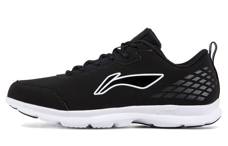 Li-Ning Running Shoes 'Black White' ARBN249-1