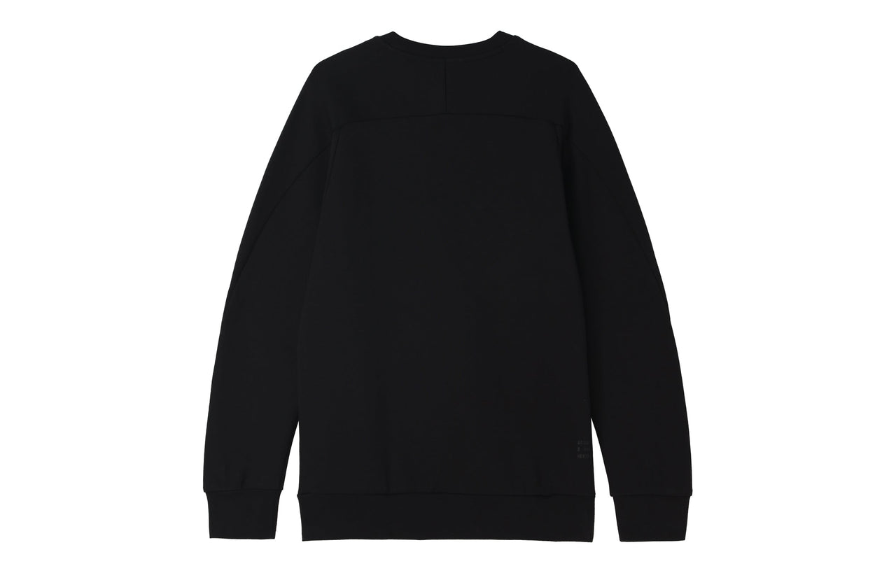 adidas Th Swt Dk Ref Logo Printing Sports Pullover Round Neck Black GP0995