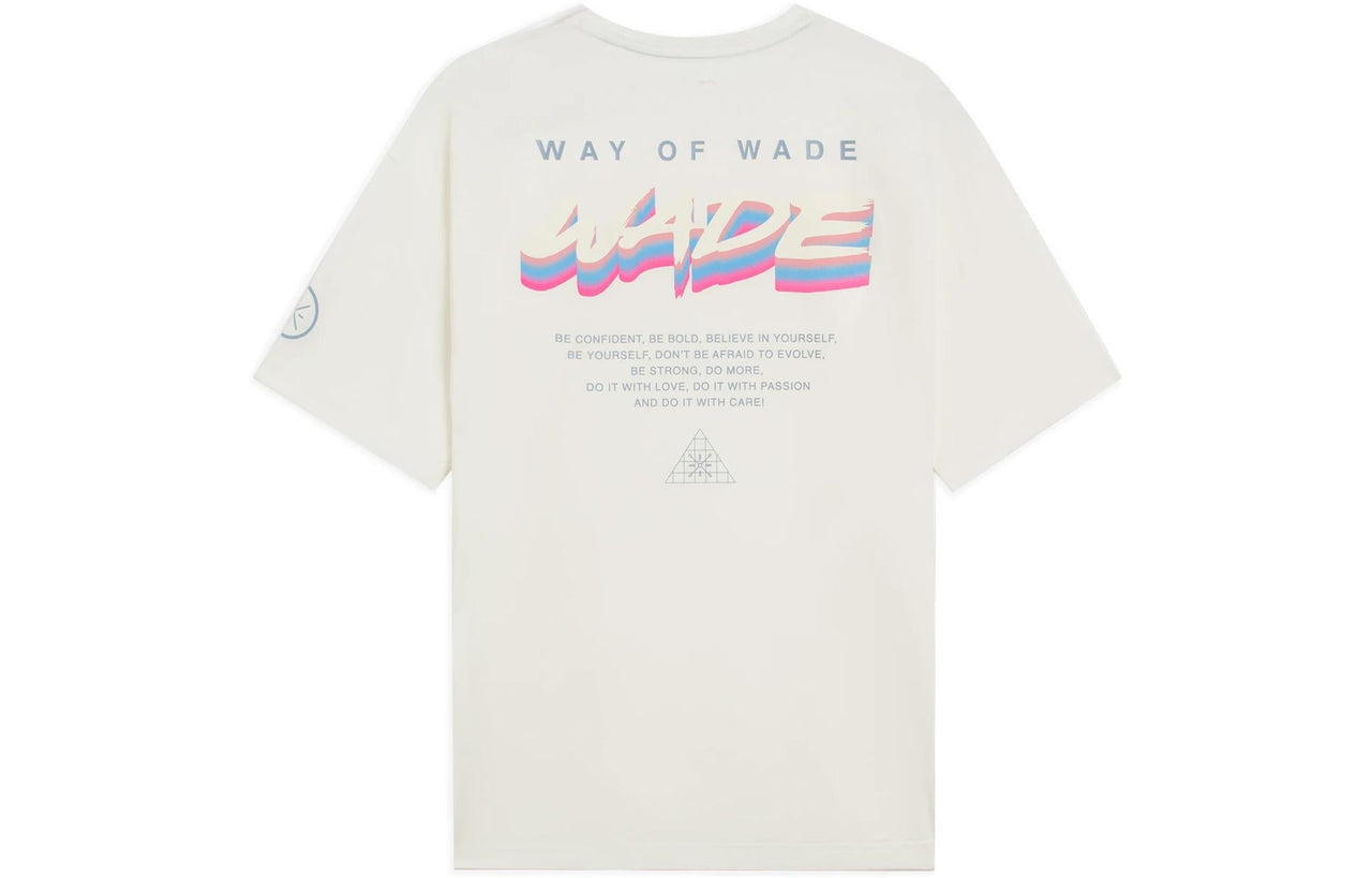 Li-Ning Way Of Wade Graphic T-shirt 'Creamy White' AHSS783-4