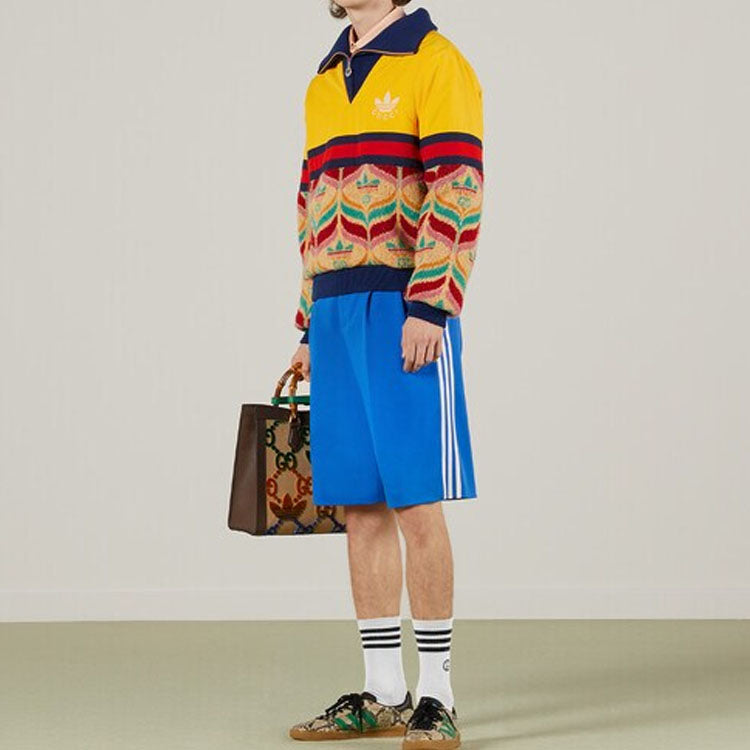 Gucci x adidas Half-Zip Jacket 'Camel Yellow' 723088-XKCUR-2436